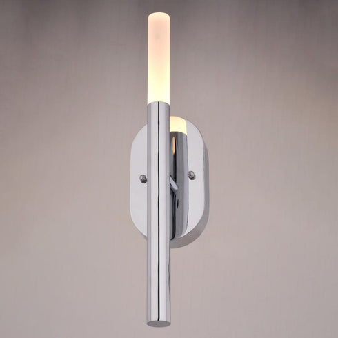 Vaxcel Fulton 18 in. 1 Light LED Wall Light in Chrome Model: W0489