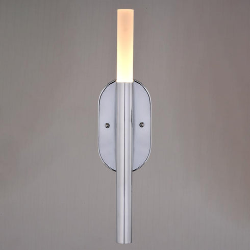Vaxcel Fulton 18 in. 1 Light LED Wall Light in Chrome Model: W0489