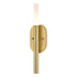Vaxcel Fulton 18 in. 1 Light LED Wall Light in Satin Brass Model: W0490
