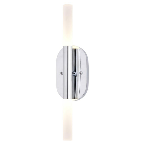 Vaxcel Fulton 18 in. 2 Light LED Wall Light in Chrome Model: W0487