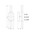 Vaxcel Fulton 18 in. 2 Light LED Wall Light in Chrome Model: W0487