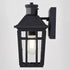 Vaxcel Garfield Park 12.25 in. H Outdoor Motion Sensor Wall Light in Textured Black Model: T0781