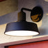 Vaxcel Hammond 10 in. Outdoor Wall Light Matte Black and Glossy White in Matte Black and White Finish Model: T0750
