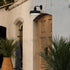 Vaxcel Hammond 12 in. Outdoor Wall Light Matte Black and Glossy White in Matte Black and White Finish Model: T0751