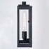 Vaxcel Hampton 6 in. Outdoor Wall Light in Textured Black Model: T0705