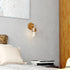 Vaxcel Harper 10.25 in. H 1 Light Wall Light in Natural Brass Model: W0472