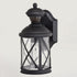 Vaxcel Henderson Dualux 5.25 in Outdoor Motion Sensor Wall Light in Textured Black Model: T0713