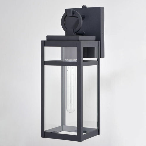 Vaxcel Hubbard 5 in Outdoor Wall Light in Textured Black Model: T0720