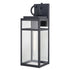 Vaxcel Hubbard 6 in Outdoor Wall Light in Textured Black Model: T0721