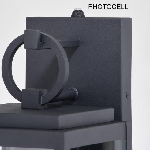 Vaxcel Hubbard 6 in Outdoor Wall Light in Textured Black Model: T0721