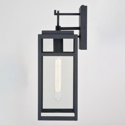 Vaxcel Hubbard 6 in Outdoor Wall Light in Textured Black Model: T0721