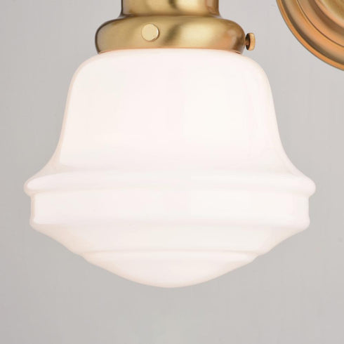 Vaxcel Huntley 2 Light Vanity in Natural Brass Model: W0452