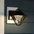 Vaxcel Jackson LED 9.5 in. Outdoor Wall Light in Textured Black Model: T0746