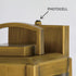 Vaxcel Kinzie 6 in. Outdoor Wall Light in Vintage Brass Model: T0707