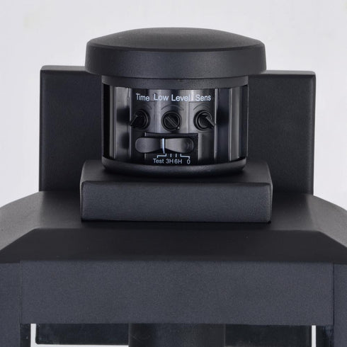 Vaxcel Kinzie Dualux 6 in. Outdoor Motion Sensor Wall Light in Textured Black Model: T0708