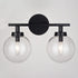 Vaxcel Lander 2 Light Vanity in Matte Black Model: W0431
