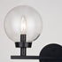 Vaxcel Lander 2 Light Vanity in Matte Black Model: W0431