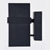Vaxcel Lavage 7 in. H 1 Light Outdoor Wall Light in Textured Black Model: T0660