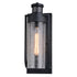 Vaxcel Lawton Dualux 5.75 in. Outdoor Motion Sensor Wall Light in Textured Black Model: T0749