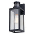 Vaxcel Lombard Dualux 4.75 in. Outdoor Motion Sensor Wall Light in Textured Black Model: T0736
