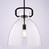 Vaxcel Madrona 14 in. W Pendant in Black Model: P0432