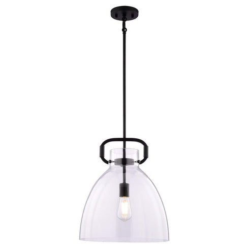 Vaxcel Madrona 14 in. W Pendant in Black Model: P0432