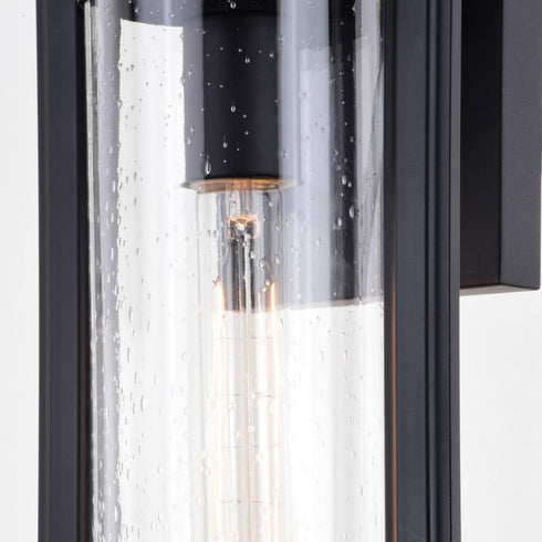 Vaxcel Malmo 6.5 in Outdoor Wall Light in Matte Black Model: T0686
