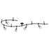 Vaxcel Milford 9 ft. 5 Light Flexible Track Light in Black Model: C0317