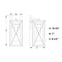 Vaxcel Milton 7 in. W Outdoor Wall Light in Matte Black Model: T0763