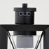 Vaxcel Milton Dualux 6 in. W Outdoor Motion Sensor Wall Light in Matte Black Model: T0762