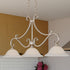 Vaxcel Monrovia 3 Light Linear Chandelier in Brushed Nickel Model: H0299