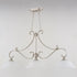 Vaxcel Monrovia 3 Light Linear Chandelier in Brushed Nickel Model: H0299