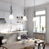 Vaxcel Monrovia 8.75 in. Mini Pendant in Brushed Nickel Model: P0415
