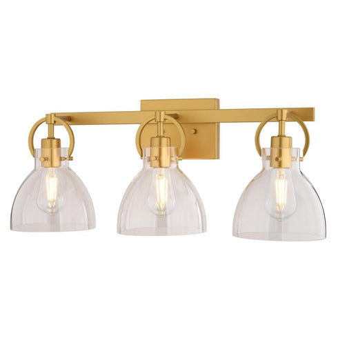 Vaxcel Ogden 25.5 in. W 3 Light Vanity Classic in Gold Model: W0500