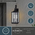 Vaxcel Old Town 7 in. W 2 Light Outdoor Wall Light in Textured Black Model: T0764