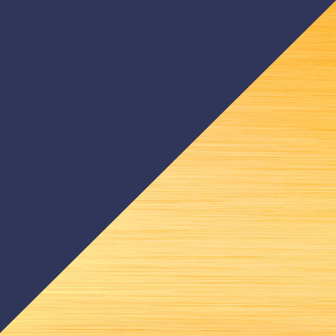 Vaxcel Orleans 15 in. W Flush Mount in Navy Blue and Matte Gold Model: C0316