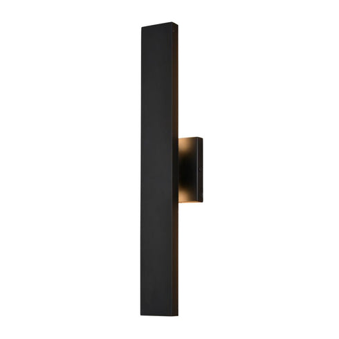 Vaxcel Owen 20 in. H LED Outdoor Wall Light in Matte Black Model: T0766