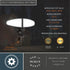 Vaxcel Palatine 2 Light 12 in. LED Outdoor Motion Sensor with Emergency Backup in Bronze Model: T0783