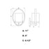 Vaxcel Princeton 8 in. Wall Light Matte in Black Model: W0466
