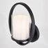 Vaxcel Princeton 8 in. Wall Light Matte in Black Model: W0466