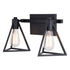 Vaxcel Ravenna 2 Light Vanity in Matte Black Model: W0444