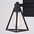 Vaxcel Ravenna 2 Light Vanity in Matte Black Model: W0444