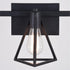 Vaxcel Ravenna 3 Light Vanity in Matte Black Model: W0445