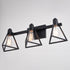 Vaxcel Ravenna 3 Light Vanity in Matte Black Model: W0445