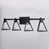 Vaxcel Ravenna 4 Light Vanity in Matte Black Model: W0446