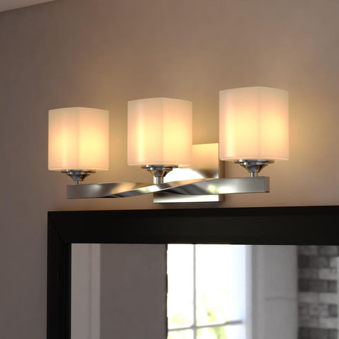 Vaxcel Robey 23 in. W Vanity Light in Polished Nickel Model: W0496