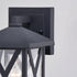 Vaxcel Rockford 5.5 in. Outdoor Wall Light in Textured Black Model: T0744