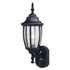 Vaxcel Rogers Park Dualux 6.5 n. Outdoor Motion Sensor Wall Light in Textured Black Model: T0734