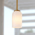 Vaxcel Shelby 5.25 in. W 1 Light Mini Pendant in Natural Brass Model: P0427