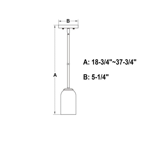 Vaxcel Shelby 5.25 in. W 1 Light Mini Pendant in Natural Brass Model: P0427